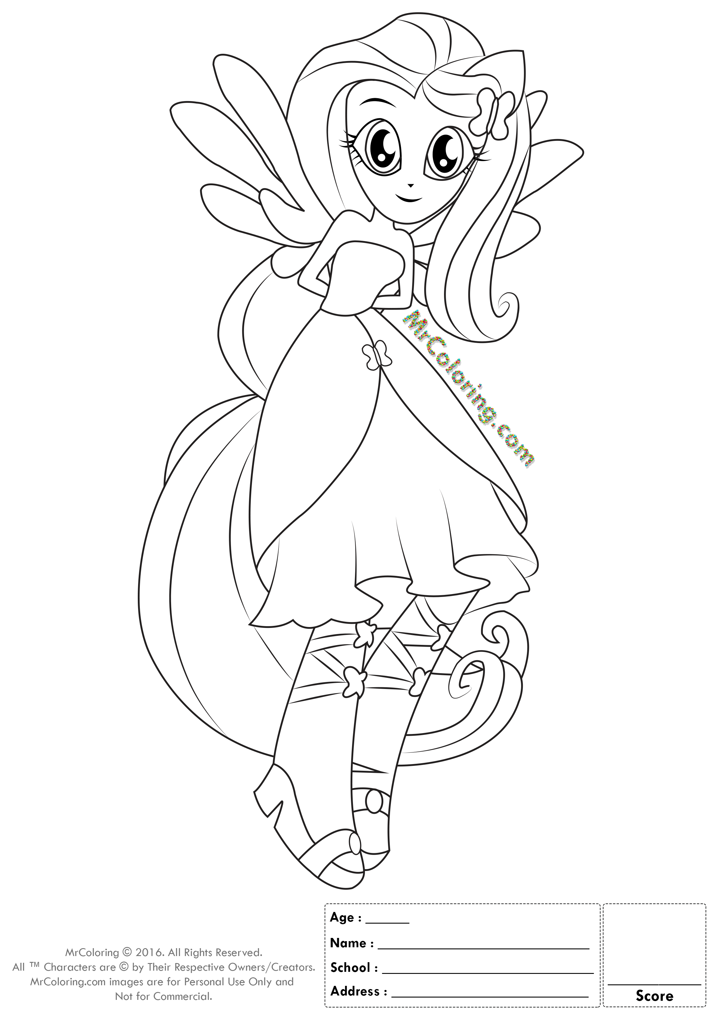 My Little Pony New Equestria Girls Coloring Pages ...