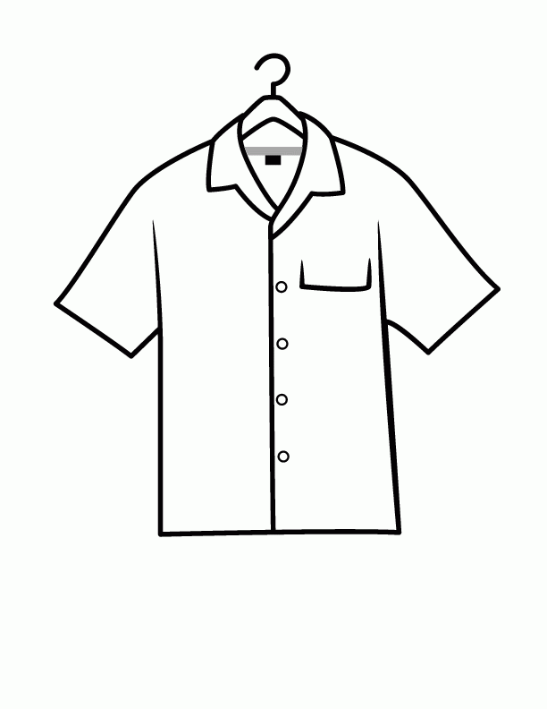 T Shirt Coloring Page Coloring Home