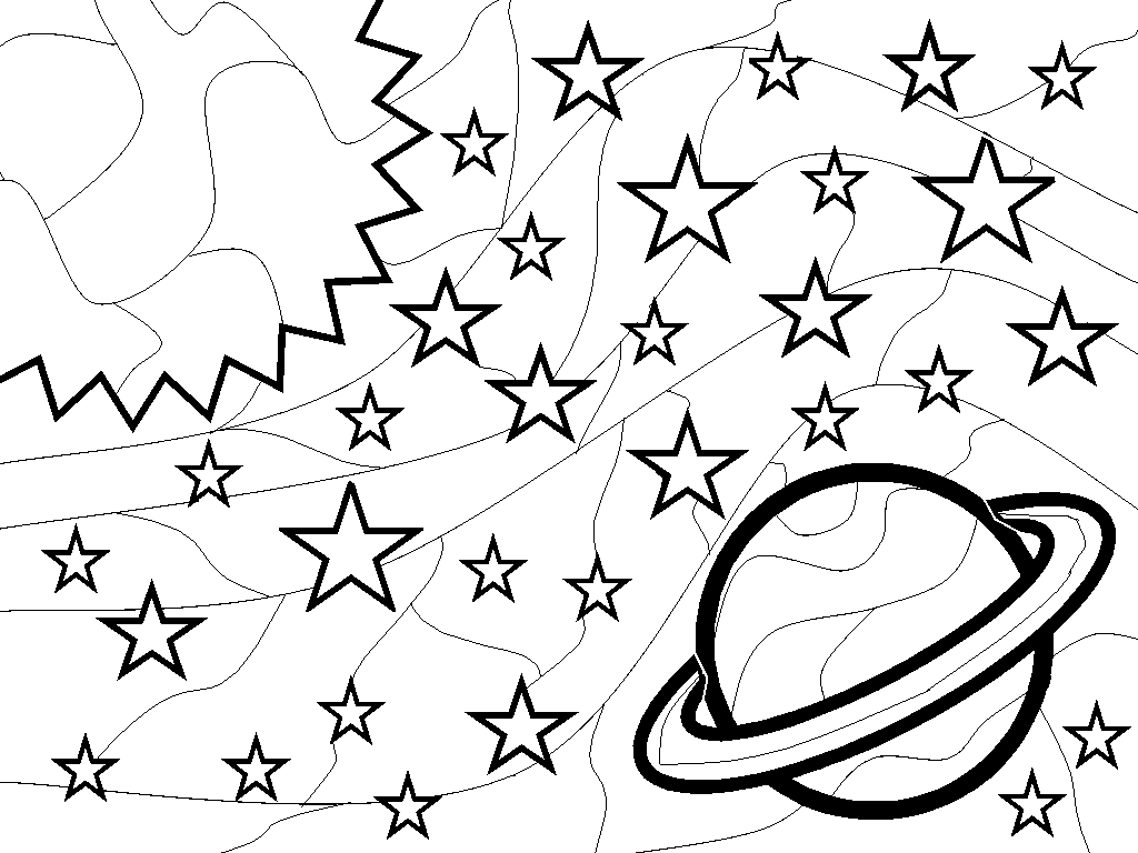coloring space outer stars colouring sheets printable sky stained planet glass popular drawing coloringhome neil armstrong