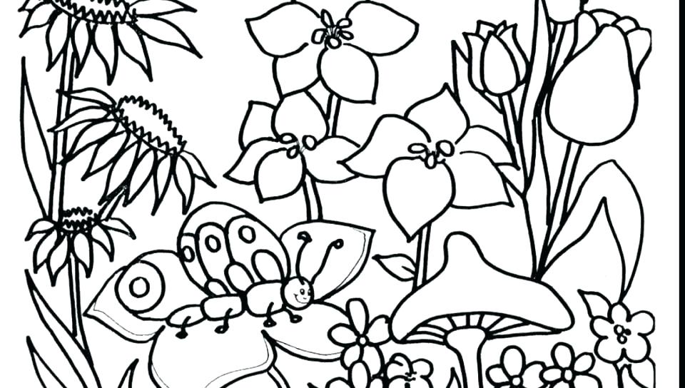 Garden Coloring Pages Idea - Whitesbelfast.com