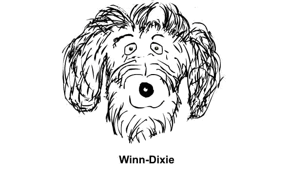 Coloring Pages of winn dixie dog