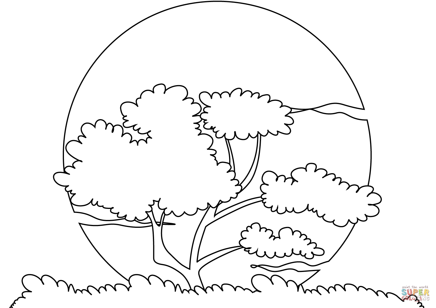 Sunset Coloring Pages for Adults Download - Coloring For ...