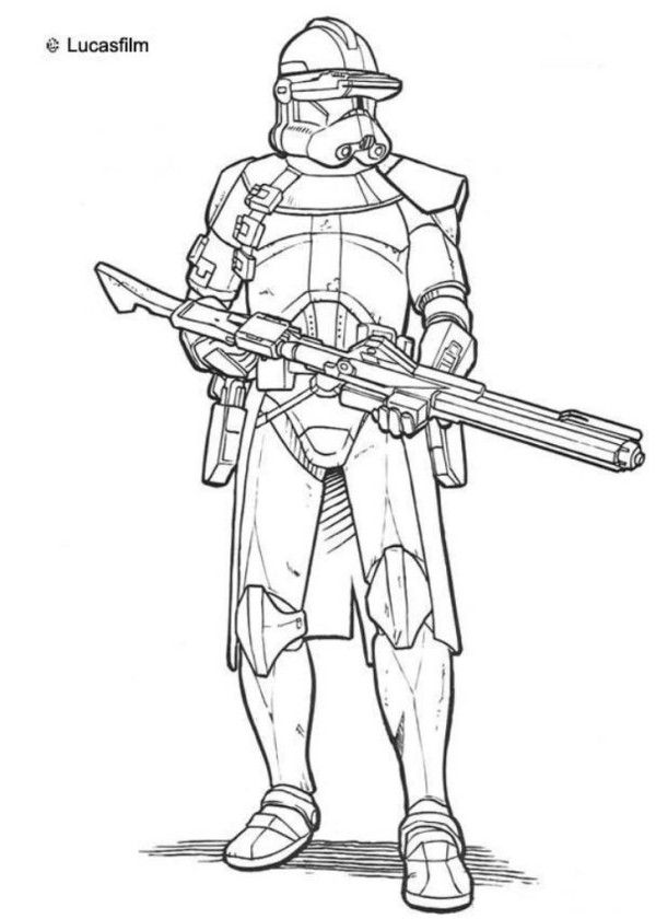 Star Wars Coloring Pages Clone Wars Free - Action Coloring Pages ...