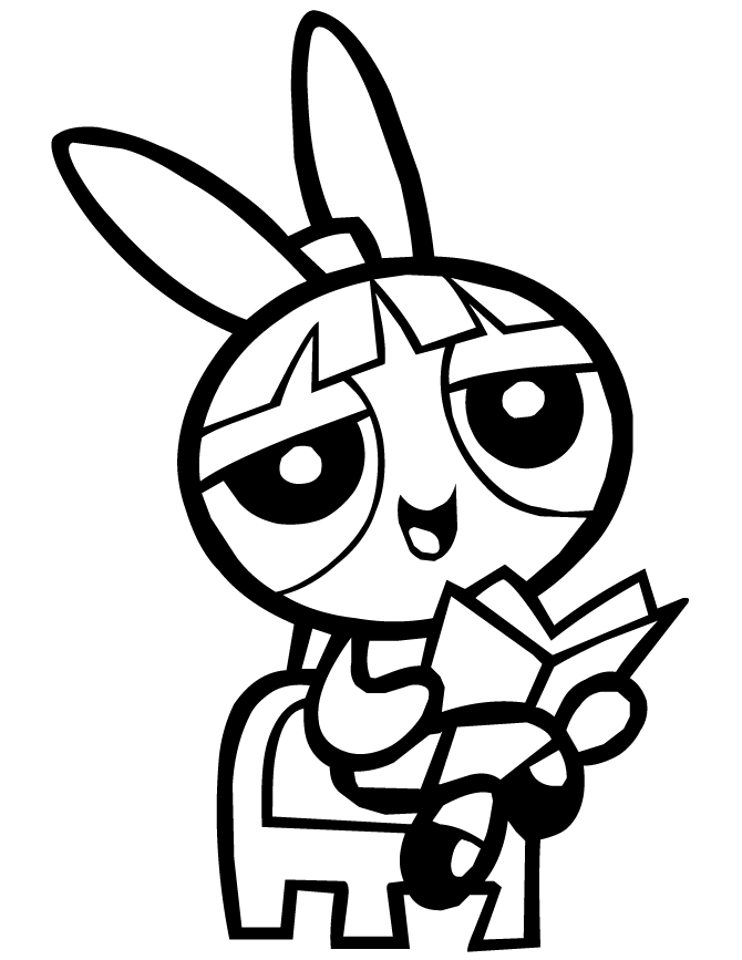 ossom powerpuff Colouring Pages