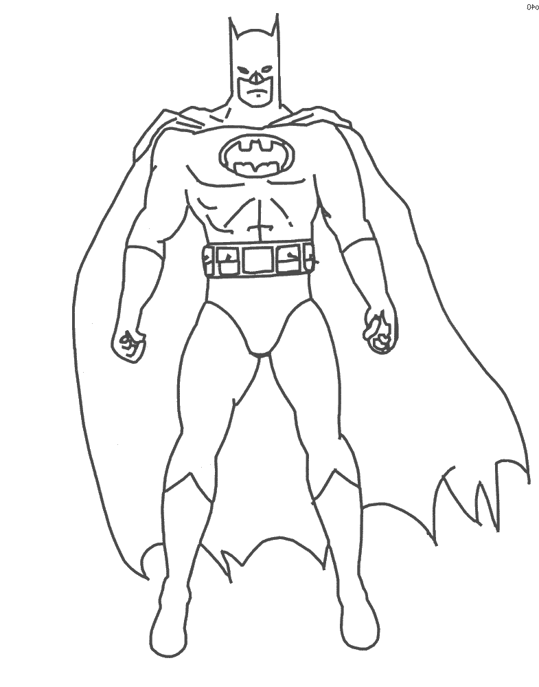 Batman Is Ready To Be Floated In The Air Coloring Pages - Batman 