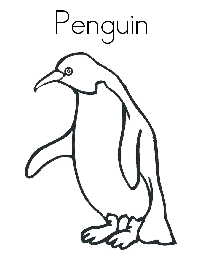 Penguin Printable Coloring Pages Coloring Home