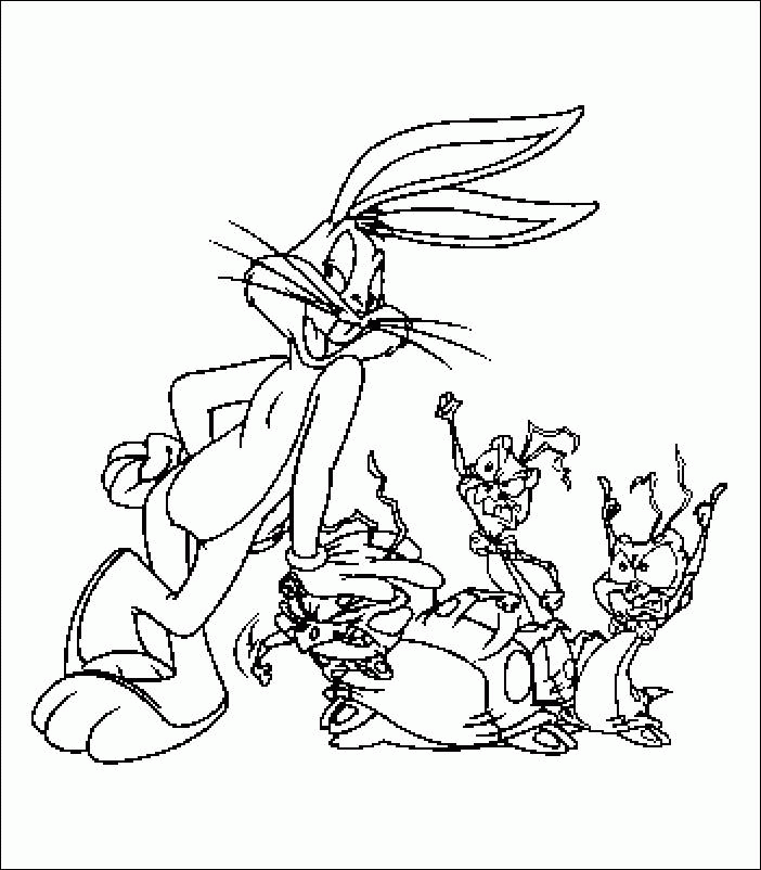 Coloring pages looney-tunes - picture 6