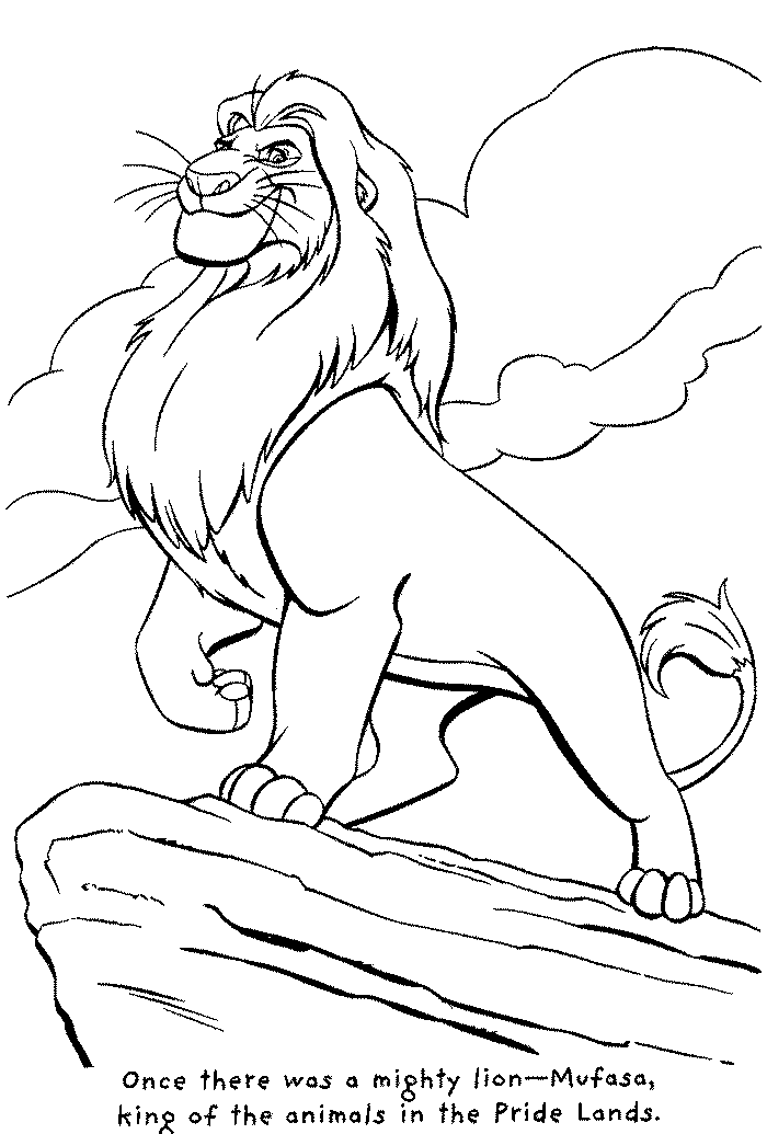 lion king 66 Colouring Pages