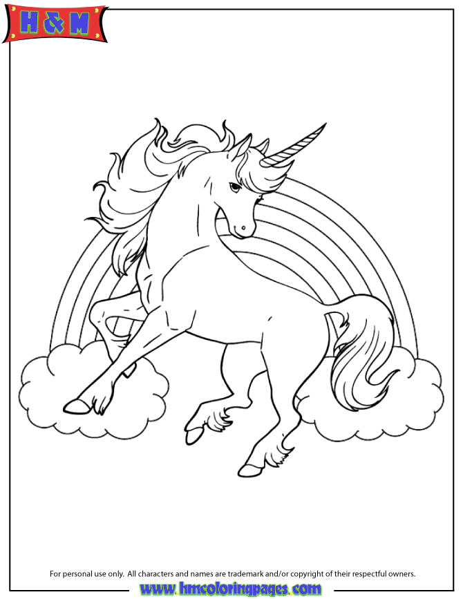 Coloring Pages Of Unicorns - Coloring Home