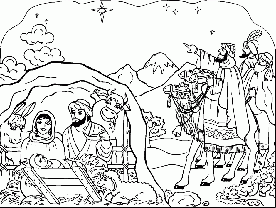 Nativity Coloring Sheets Orthodox Christian Education Christmas 