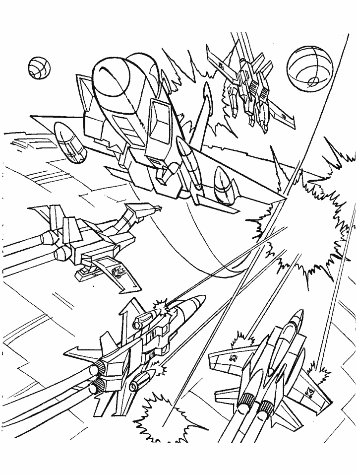 Transformers 3 Cartoons Coloring Pages & Coloring Book