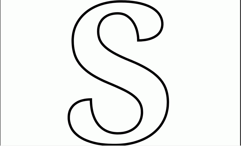 Printable Letter S Coloring Page - Coloring Home