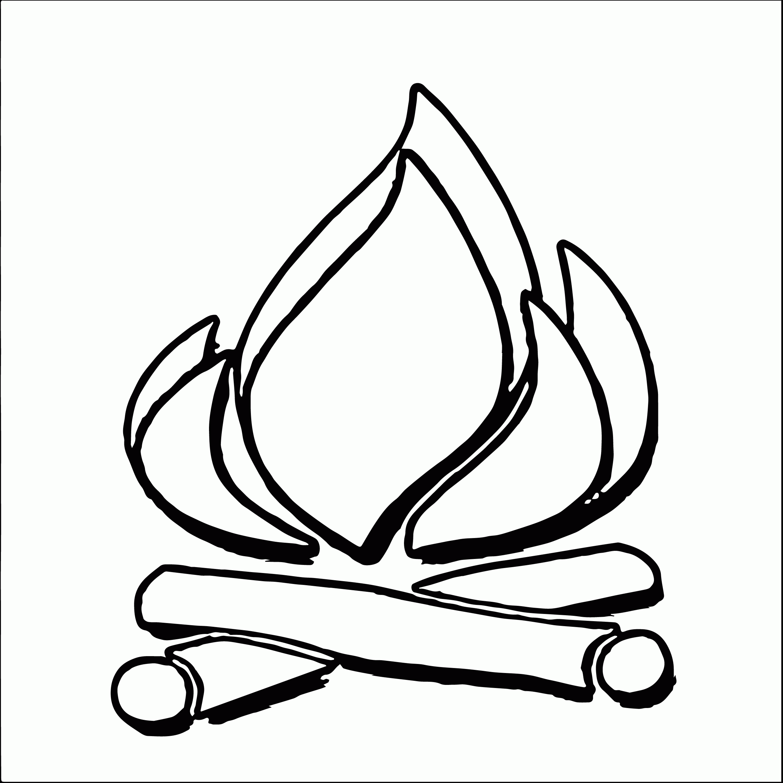 campfire-coloring-page-coloring-home