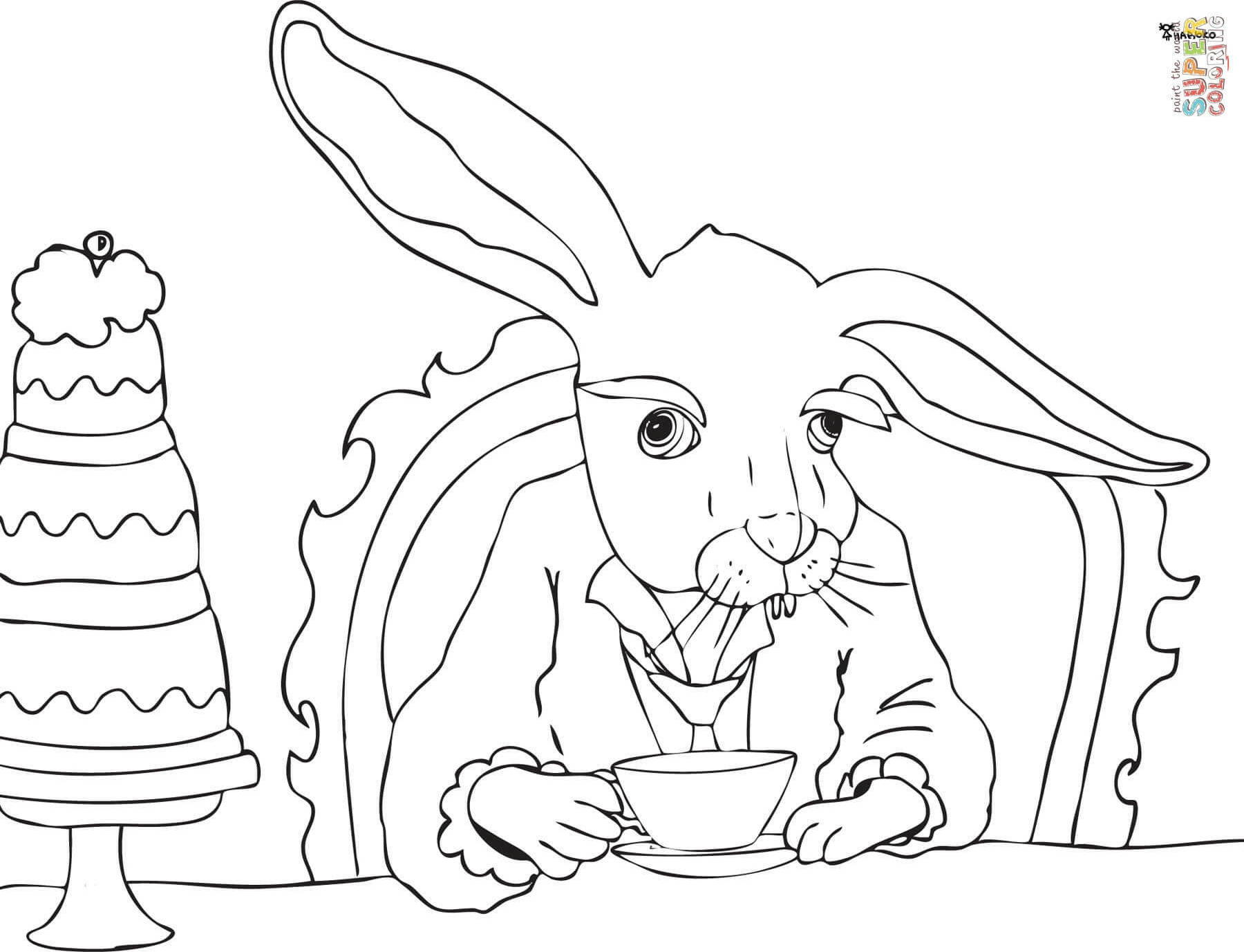 Alice in Wonderland coloring pages | Free Coloring Pages