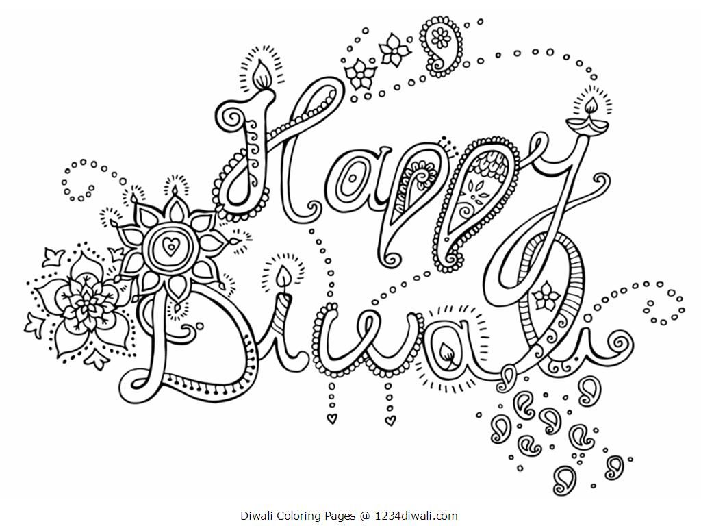 Diwali Colouring Pages for Kids Acticity | Diwali 2016