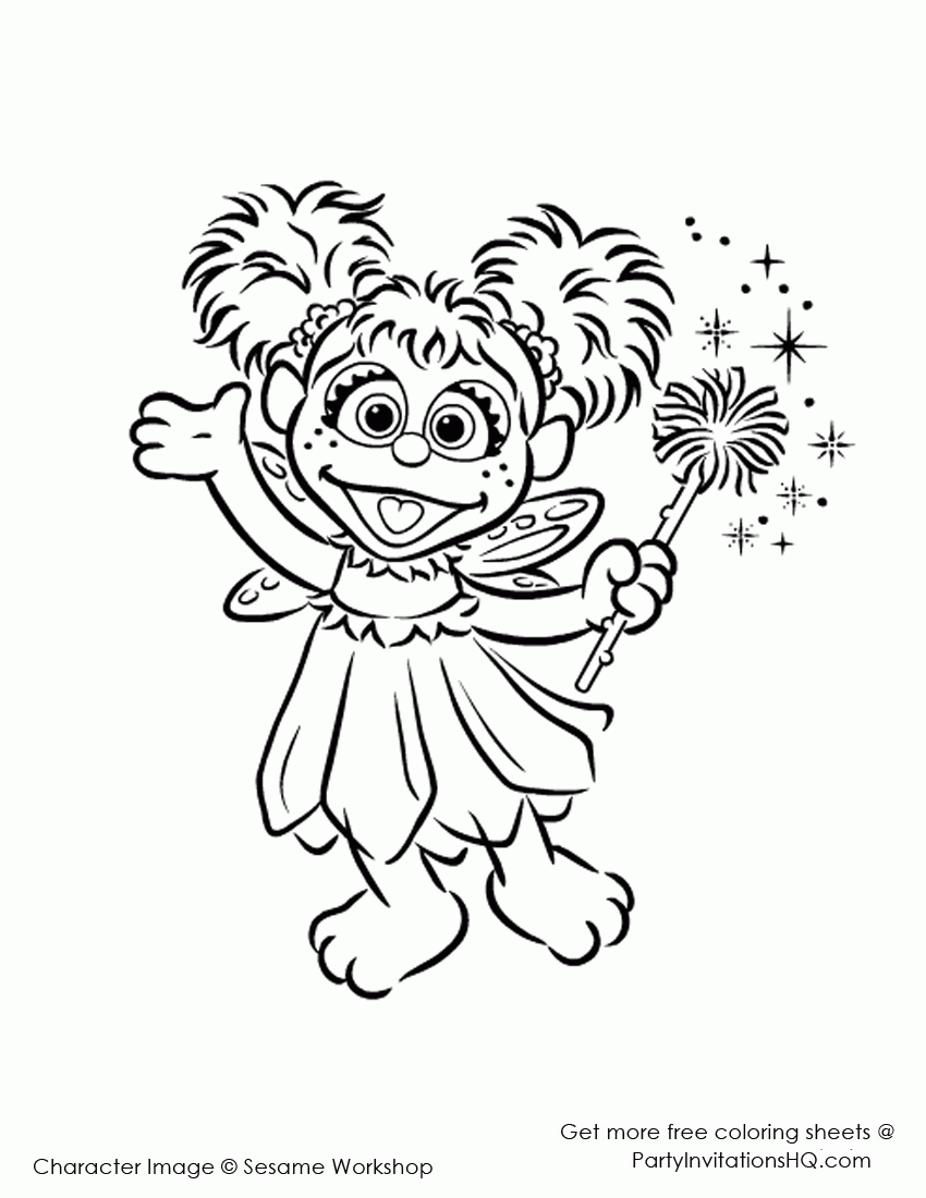 10 Fabulous Abby Cadabby Coloring Pages