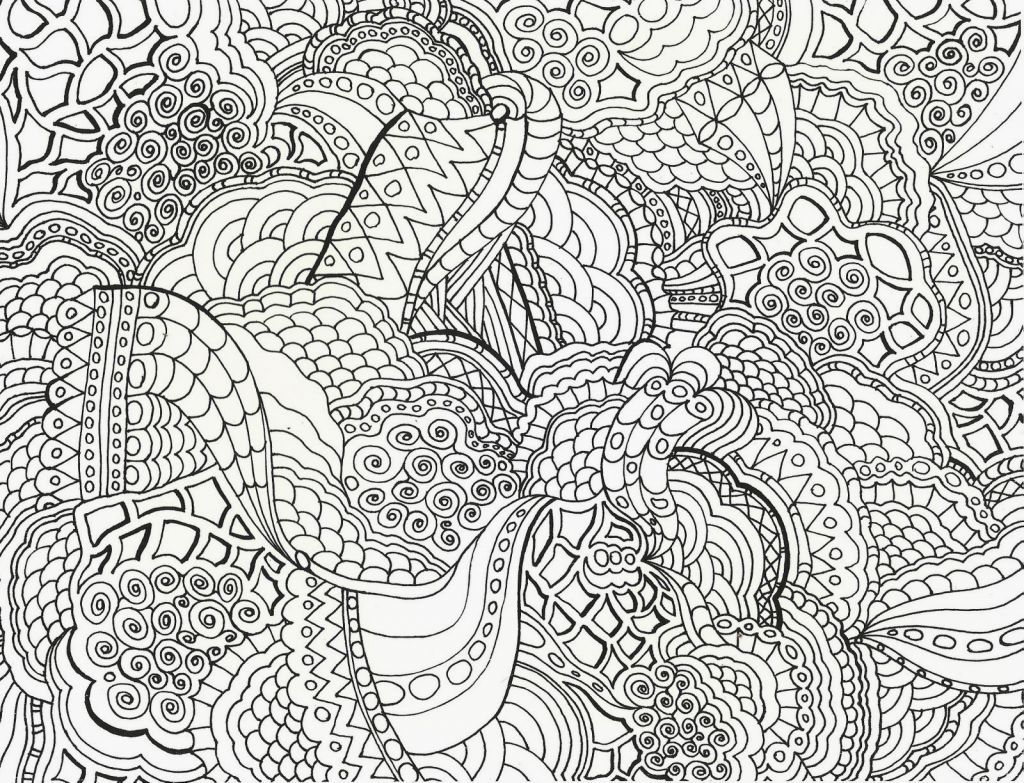 Free Printable Zentangle Coloring Pages