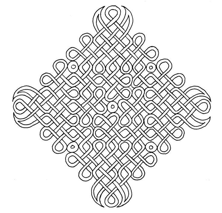 Printable Celtic Coloring Pages | Celtic mandala coloring pages ...