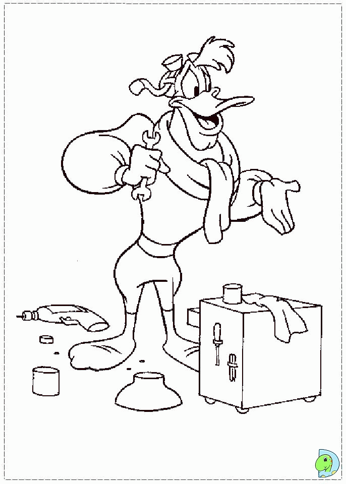 Darkwing Duck Coloring Pages - Coloring Home