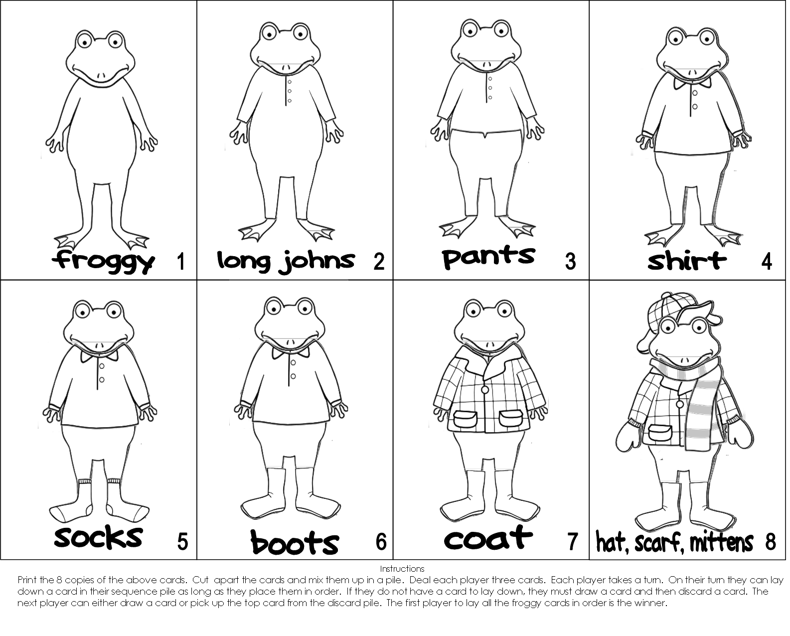 Froggy Gets Dressed Coloring Page Coloring Home