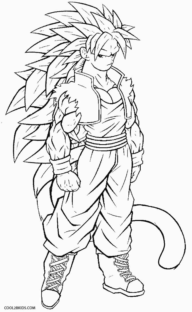 Printable Goku Coloring Pages For Kids | Cool2bKids | Super coloring pages,  Dragon ball image, Dragon ball art