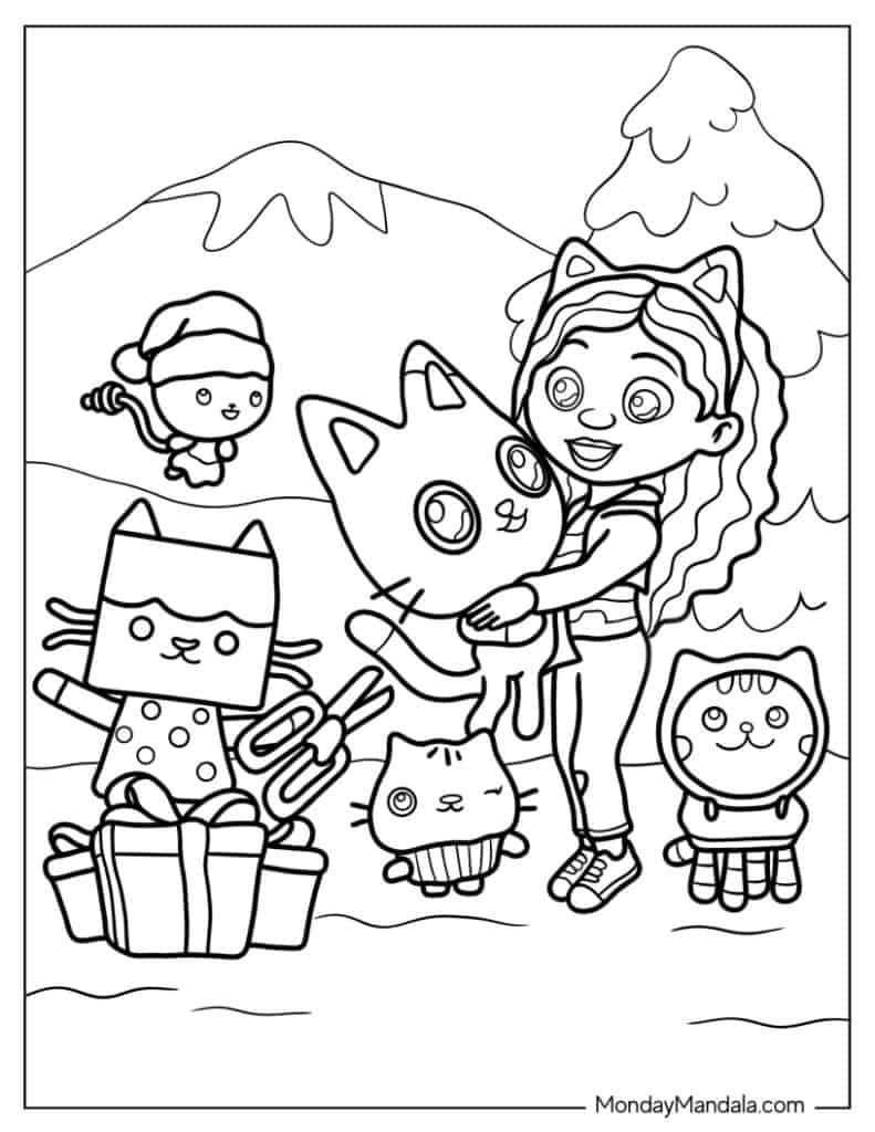 38 Gabby's Dollhouse Coloring Pages ...