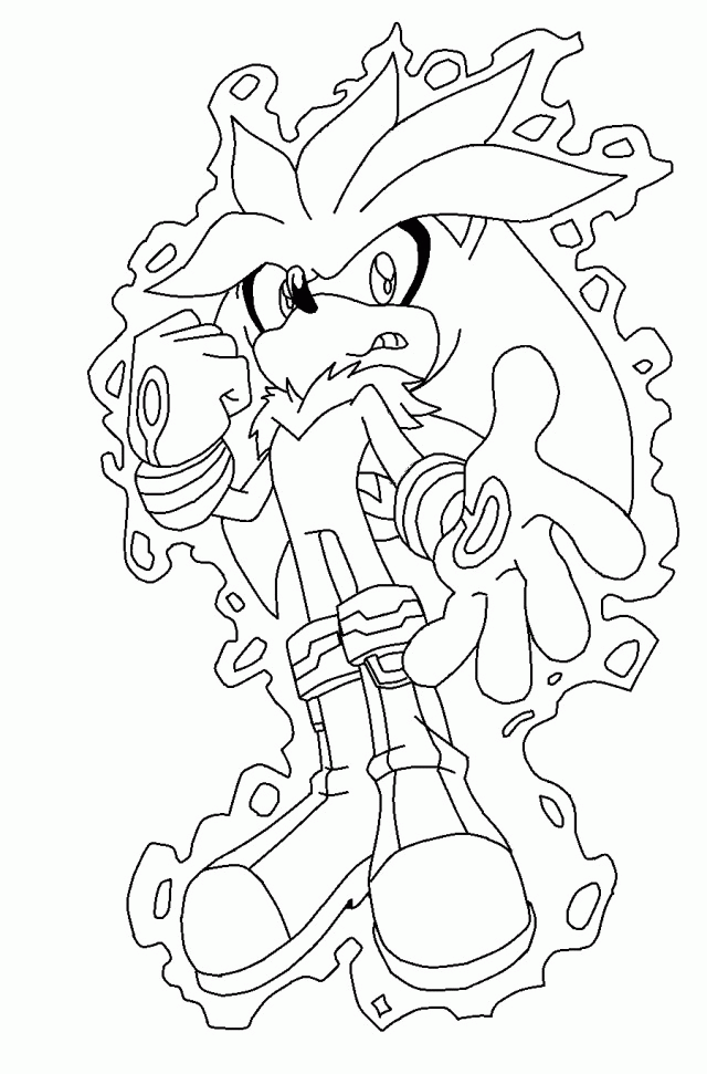Shadow The Hedgehog Coloring Pages For Kids - Coloring Home