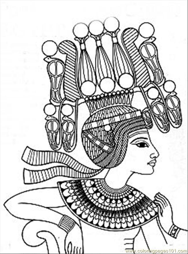 ancient Egyptian bird Colouring Pages