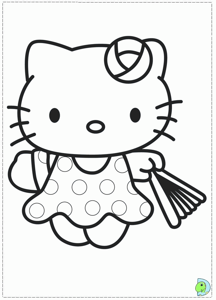 Kitty P Coloring Home Hawaii Colouring Pages