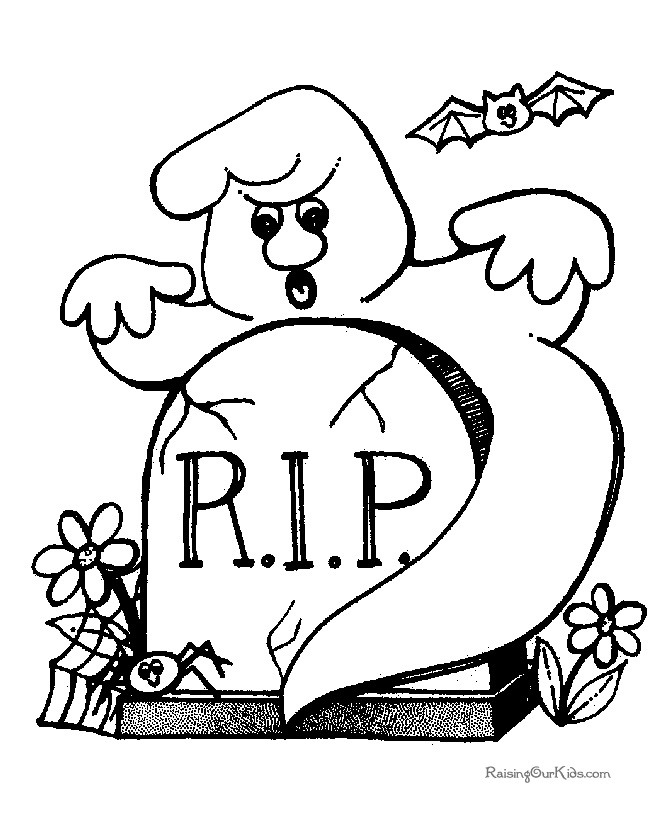 Spooky Coloring Pages for Halloween - 006