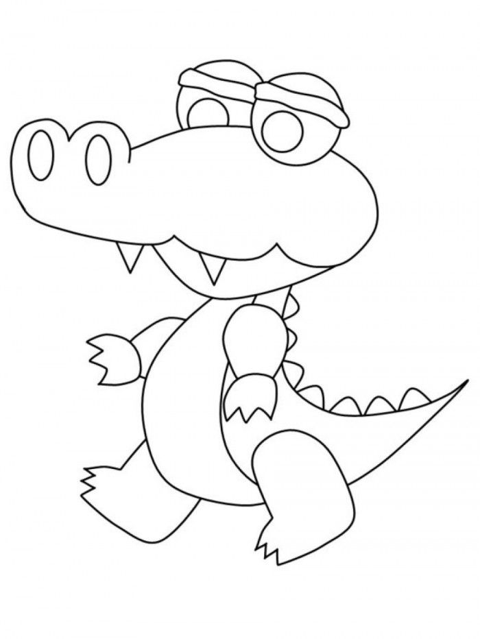 Printable Alligator Coloring Pages Coloring Home