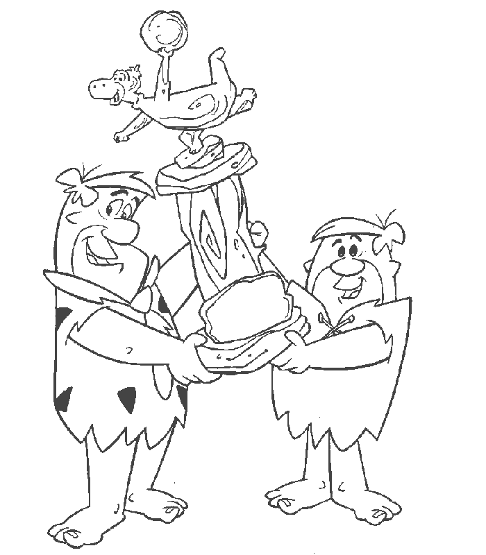 Flintstone Coloring Pages - Coloring Home