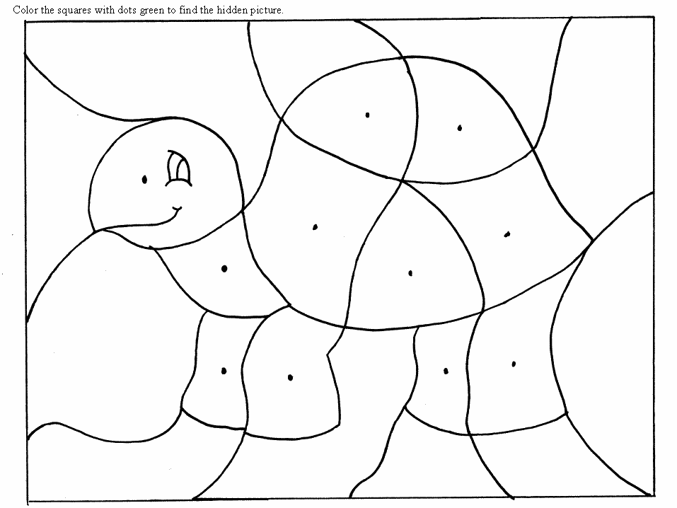 Dot Puzzle Coloring Page (1) | Coloring Pages GalleryColoring 