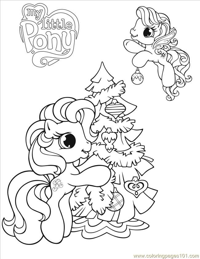 Coloring Pages Little Pony17 (Cartoons > My Little Pony) - free 