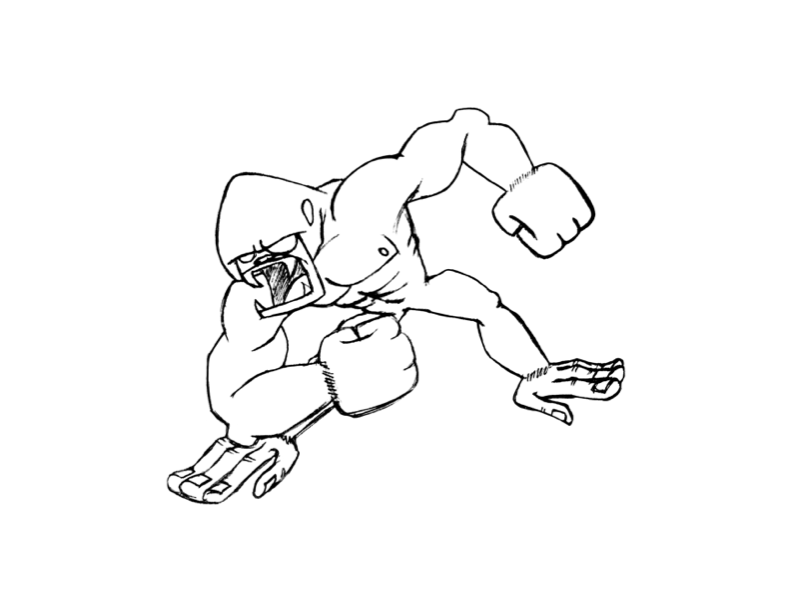 King Kong coloring page | ColorDad