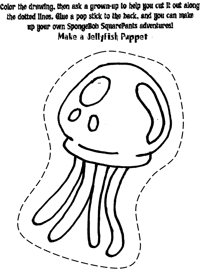Jellyfish Colouring Pages (page 2)