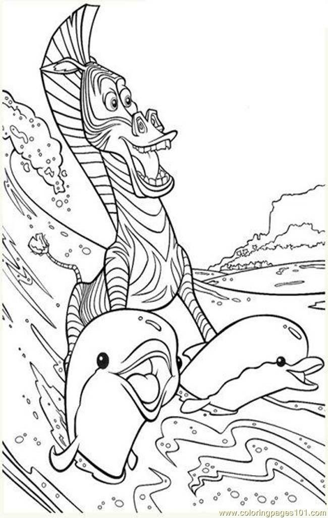 madagascar alex coloring page pages pictures