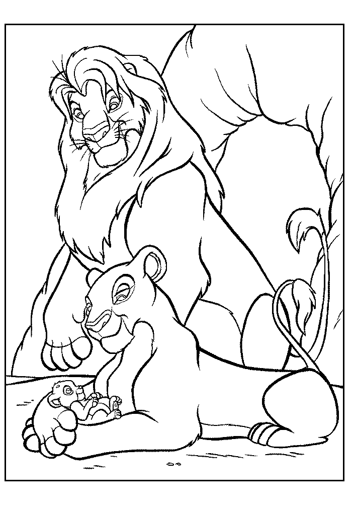 Lion King 2 Coloring Pages - Coloring Home