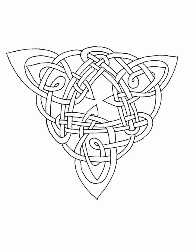Celtic Knot Coloring Pages Wallpaper Zoo Celtic Coloring Pages 