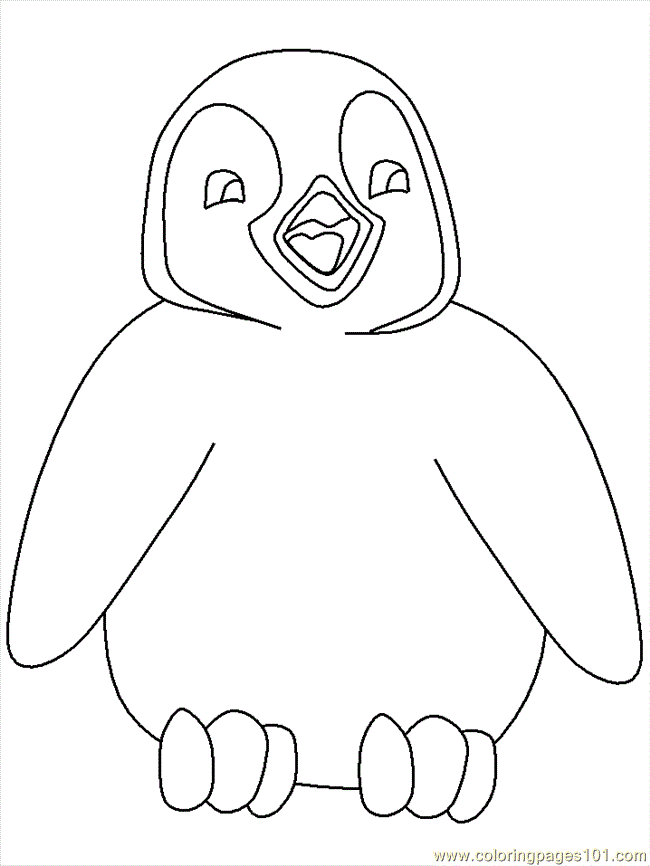 Penguin Printable Coloring Pages - Coloring Home