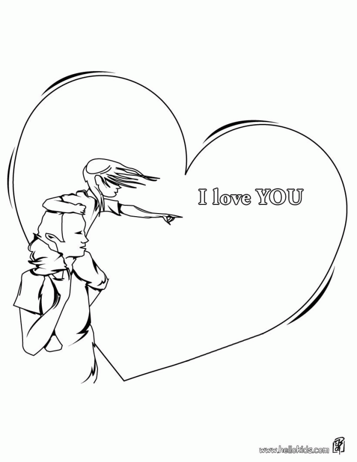 Te Amo Coloring Pages Coloring Home