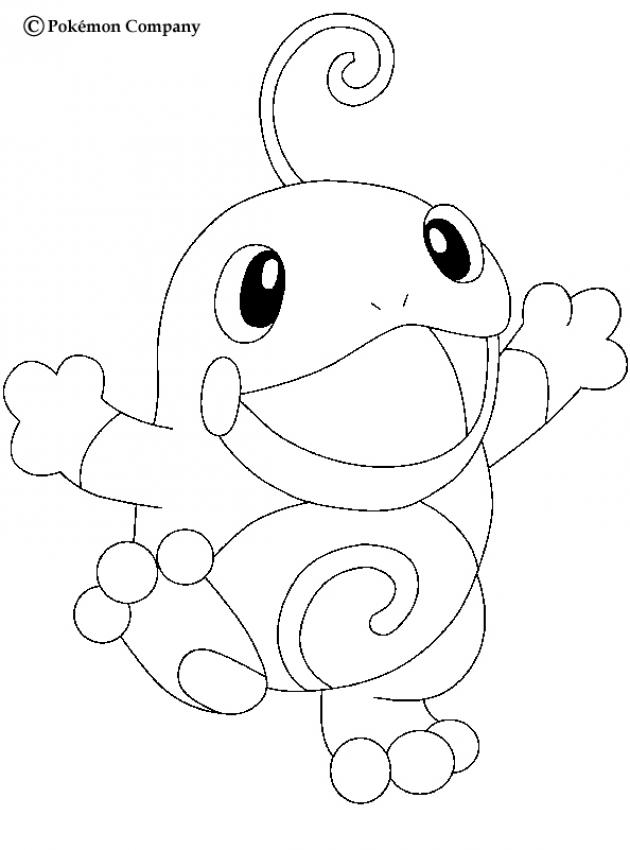 113 Simple Pokemon Coloring Pages Water for Kindergarten