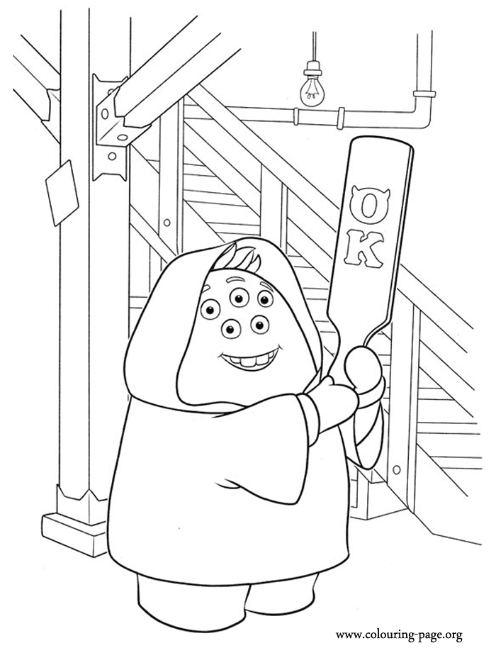 Cool monsters university coloring pages | coloring pages