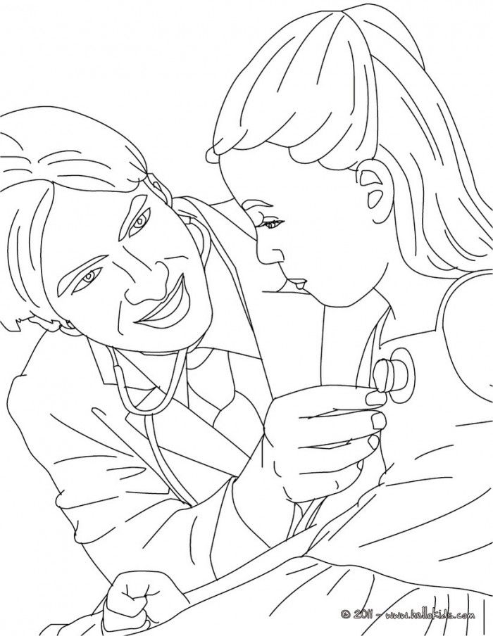 Doctor Coloring Pages For Kids | 99coloring.com