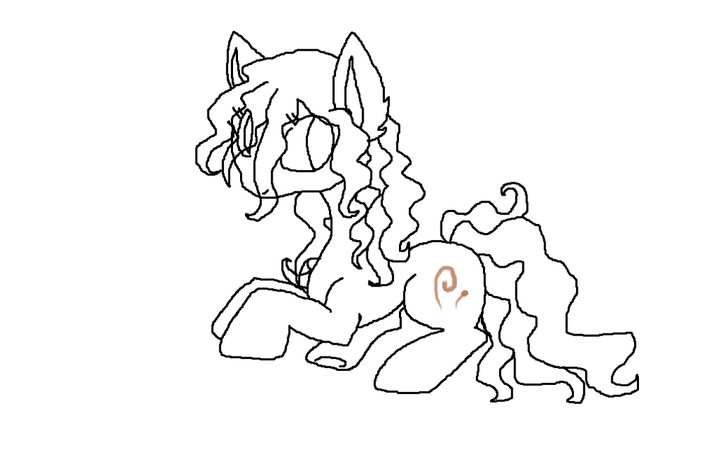 Mocha hot choco butt uncolored thing by Psycokitteh on deviantART