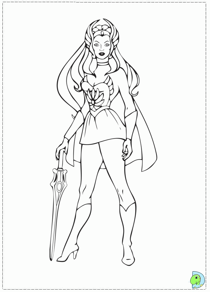 she ra color pages Colouring Pages