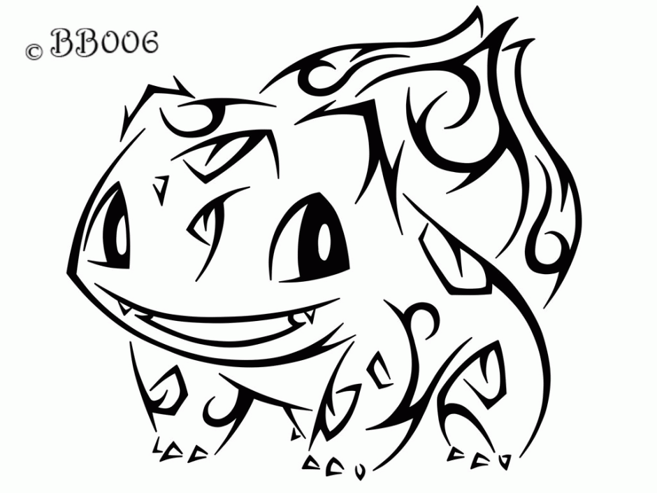 Pokemon Coloring Pages Red Bulbasaur Fearow Thingkid 175914 
