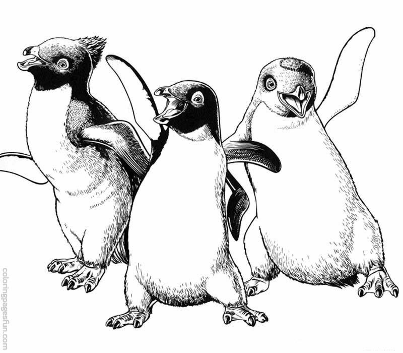 Happy Feet | Free Printable Coloring Pages