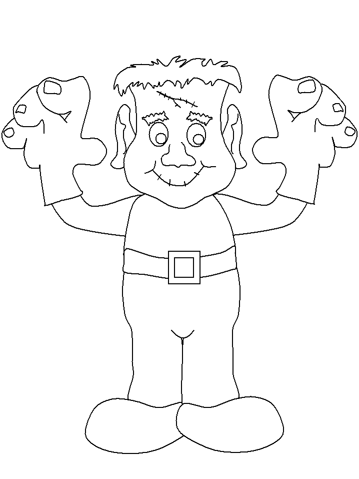 monster house charecters Colouring Pages