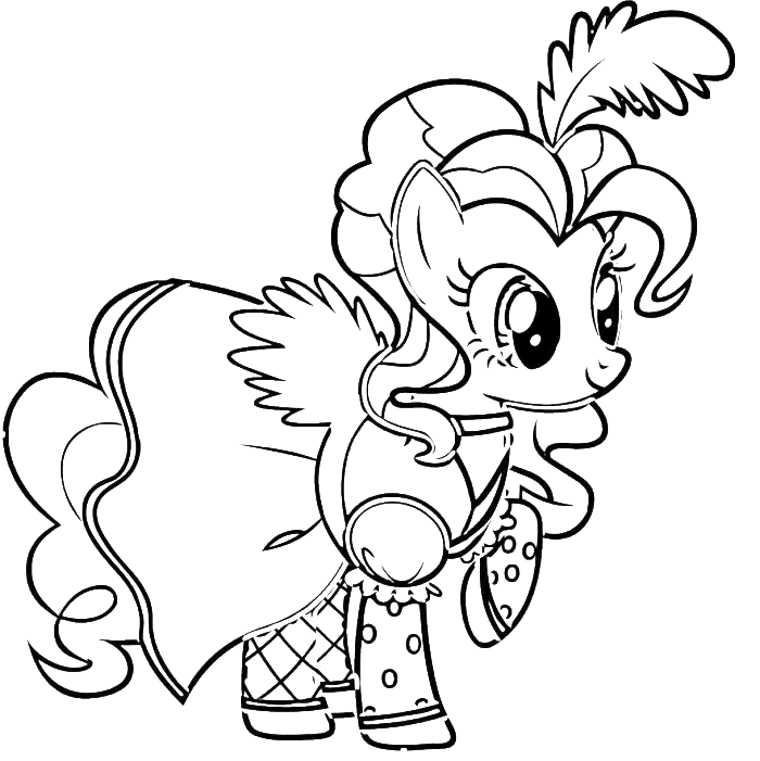 mlp pinkie pie crystal pony coloring pages - photo #43